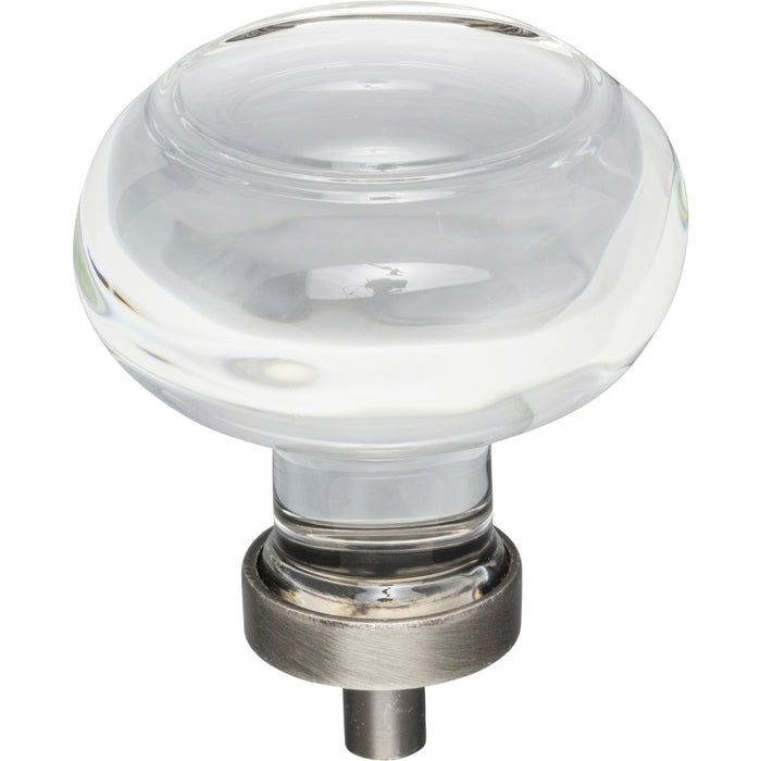 Jeffrey Alexander G120L-BNBDL Harlow 1-3/4" Diameter Mushroom Knob Brushed Pewter