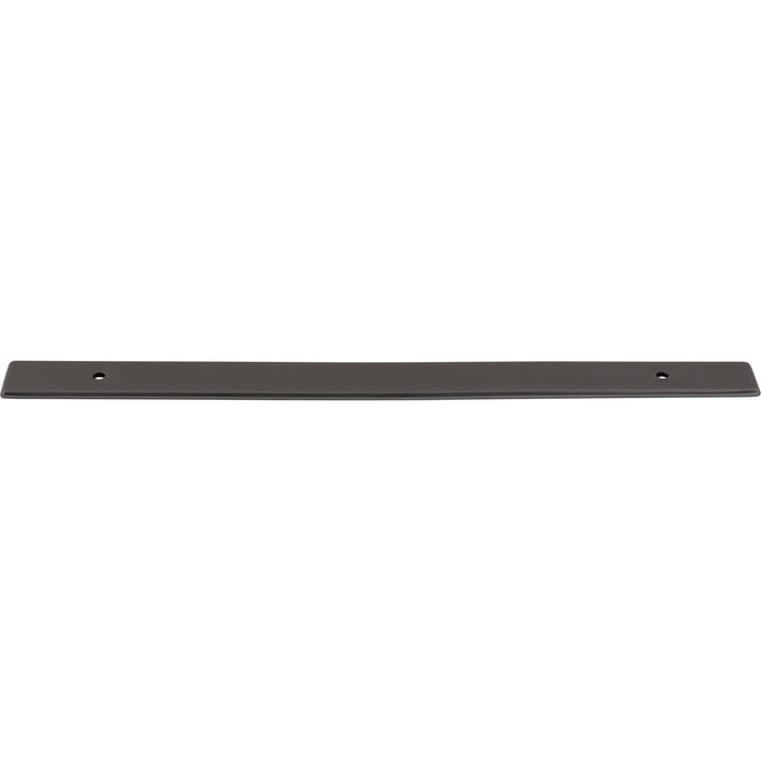Top Knobs TK3285AG Radcliffe 8 13/16" Center to Center Pull Backplate Ash Gray - KnobDepot