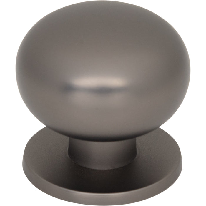 Top Knobs TK3330AG Lambert 1 1/4" Diameter Round Knob Ash Gray - KnobDepot