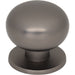 Top Knobs TK3330AG Lambert 1 1/4" Diameter Round Knob Ash Gray - KnobDepot