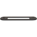 Top Knobs TK3352BLK Brockwell 3 3/4" Center to Center Pull Backplate Flat Black - KnobDepot