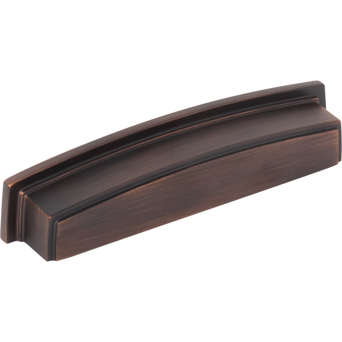 Jeffrey Alexander 141-128DBAC Renzo 128 mm Center-to-Center Cup/Bin Pull Brushed Oil Rubbed Bronze