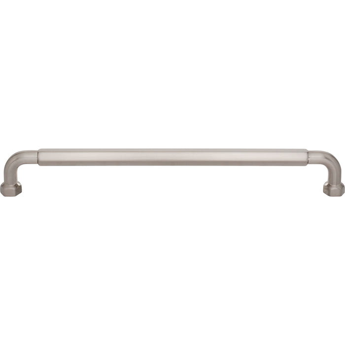Top Knobs TK3205BSN Dustin 8 13/16" Center to Center Bar Pull Brushed Satin Nickel - KnobDepot