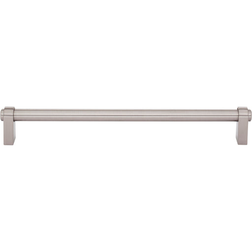 Top Knobs TK3214BSN Lawrence 8 13/16" Center to Center Bar Pull Brushed Satin Nickel - KnobDepot