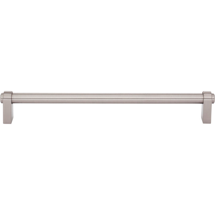 Top Knobs TK3214BSN Lawrence 8 13/16" Center to Center Bar Pull Brushed Satin Nickel - KnobDepot