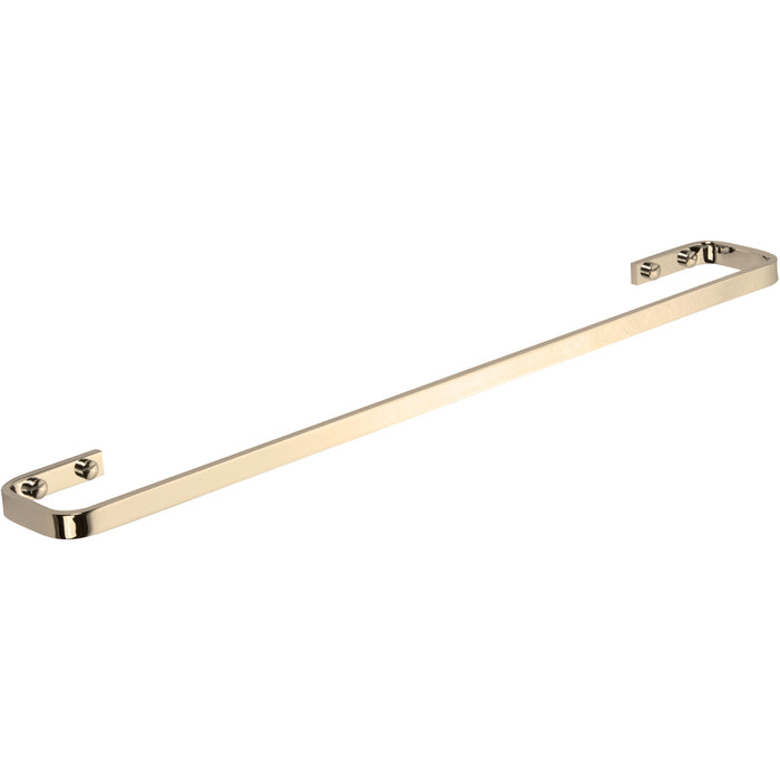 Atlas Homewares SOTB600-FG Solange Single 23 1/2in (597mm) Wall Mounted Towel Bar French Gold - KnobDepot
