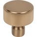 Top Knobs TK3250HB Dempsey 1 1/4" Length Round Knob Honey Bronze - KnobDepot