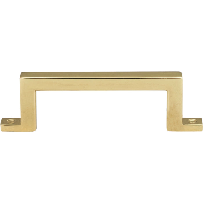 Atlas Homewares 384-PB Campaign 3in Center to Center Bar Pull Polished Brass