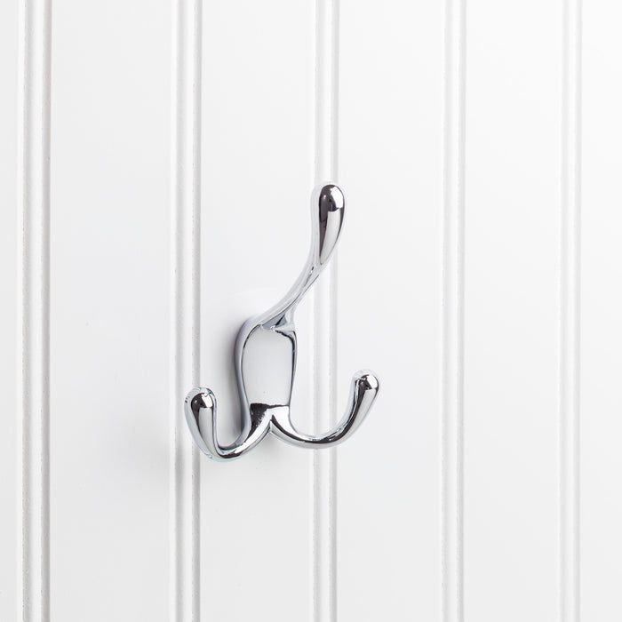 Elements YT40C-400PC Wall Triple Hook Polished Chrome