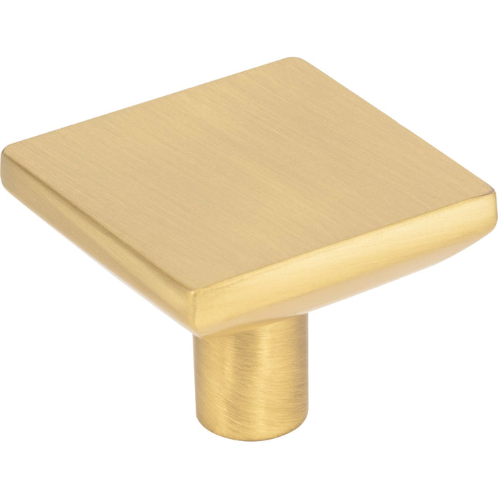 Elements 827L-BG Walker 1 1-5/8" Length Square Knob Brushed Gold