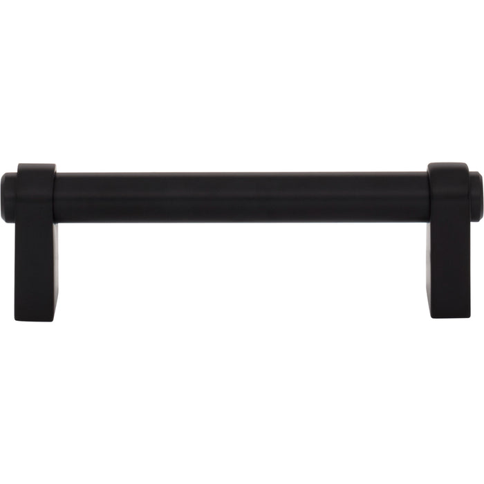 Top Knobs TK3210BLK Lawrence 3 3/4" Center to Center Bar Pull Flat Black - KnobDepot