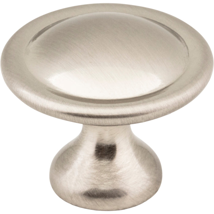 Elements 647SN Watervale 1-1/8" Diameter Mushroom Knob Satin Nickel