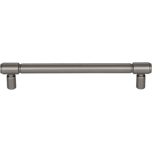 Top Knobs TK3114AG Clarence 6 5/16" Center to Center Bar Pull Ash Gray - KnobDepot