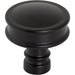 Top Knobs TK3140BLK Cranford 1 1/4" Diameter Round Knob Flat Black - KnobDepot