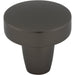 Top Knobs TK3130AG Florham 1 1/4" Diameter Round Knob Ash Gray - KnobDepot