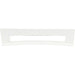 Atlas Homewares 363-WG Edge Pulls Mid Century 5 1/16in (129mm) Center to Center Finger Pull High White Gloss - KnobDepot