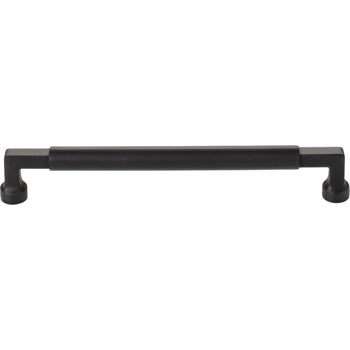 Top Knobs TK3094BLK Cumberland 7 9/16" Center to Center Bar Pull Flat Black - KnobDepot