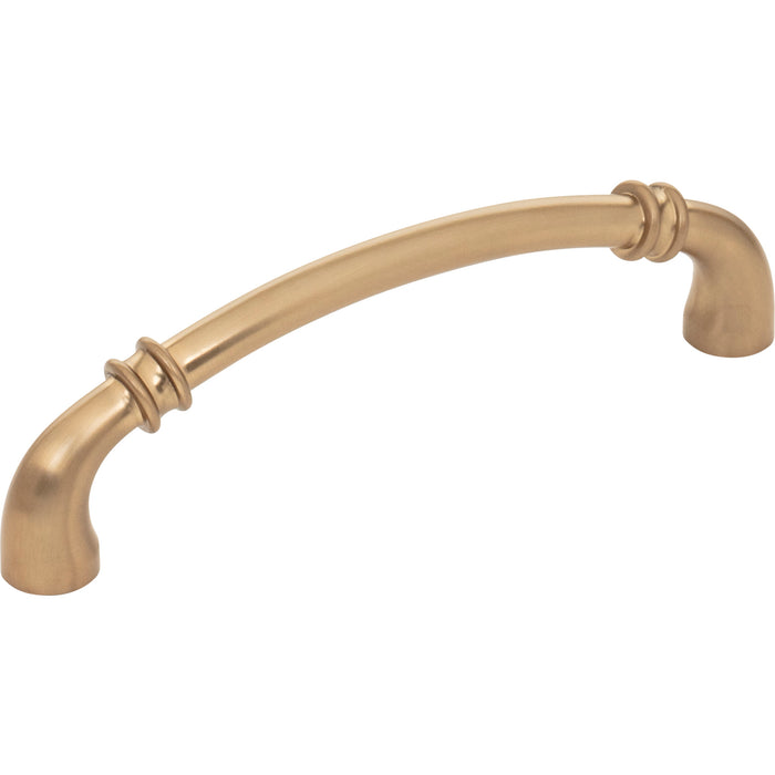 Jeffrey Alexander 445-128SBZ Marie 128 mm Center-to-Center Bar Pull Satin Bronze