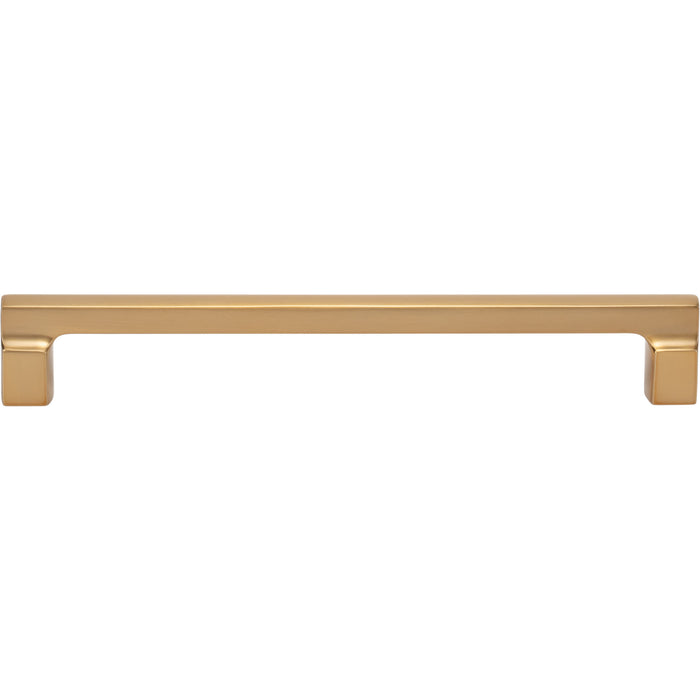 Atlas Homewares A525-WB Reeves 7 9/16in Center to Center Bar Pull Warm Brass
