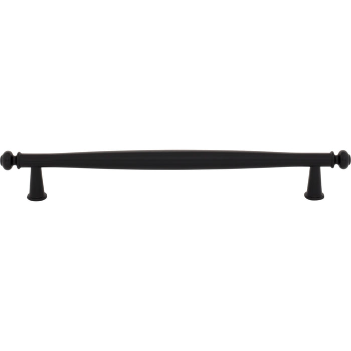 Top Knobs TK3194BLK Coddington 7 9/16" Center to Center Bar Pull Flat Black - KnobDepot