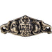 Top Knobs M258 Chateau Neptune 3 11/16in (94mm) Center to Center Cup/Bin Pull Dark Antique Brass - KnobDepot