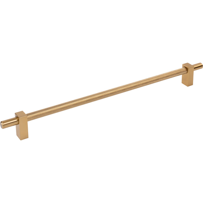 Jeffrey Alexander 598-305SBZ Larkin 3 Knurled Center 305 mm Center-to-Center Bar Pull Satin Bronze