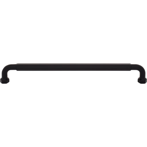 Top Knobs TK3205BLK Dustin 8 13/16" Center to Center Bar Pull Flat Black - KnobDepot
