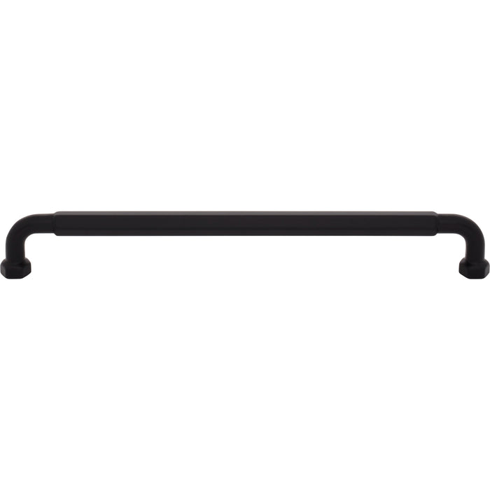 Top Knobs TK3205BLK Dustin 8 13/16" Center to Center Bar Pull Flat Black - KnobDepot