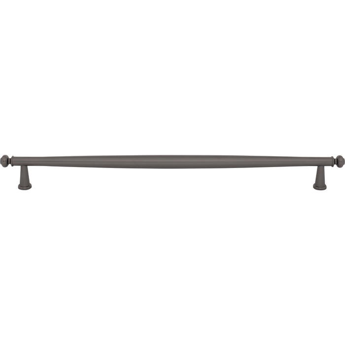 Top Knobs TK3196AG Coddington 12" Center to Center Bar Pull Ash Gray - KnobDepot