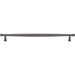 Top Knobs TK3196AG Coddington 12" Center to Center Bar Pull Ash Gray - KnobDepot