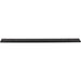 Top Knobs TK3287BLK Radcliffe 12" Center to Center Pull Backplate Flat Black - KnobDepot
