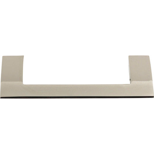 Atlas Homewares A905-PN Angled Drop 3 3/4in (95mm) Center to Center Bar Pull Polished Nickel - KnobDepot
