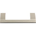 Atlas Homewares A905-PN Angled Drop 3 3/4in (95mm) Center to Center Bar Pull Polished Nickel - KnobDepot