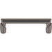 Top Knobs TK3132AG Florham 3 3/4" Center to Center Bar Pull Ash Gray - KnobDepot