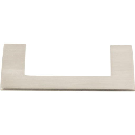 Atlas Homewares A904-BN Angled Drop 3in (76mm) Center to Center Bar Pull Brushed Nickel - KnobDepot