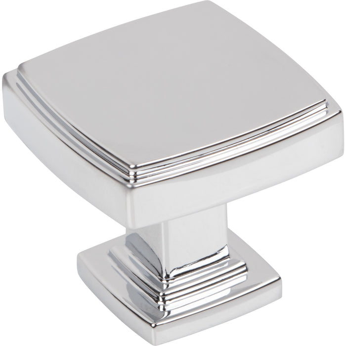 Jeffrey Alexander 141PC Renzo 1-1/4" Diameter Square Knob Polished Chrome