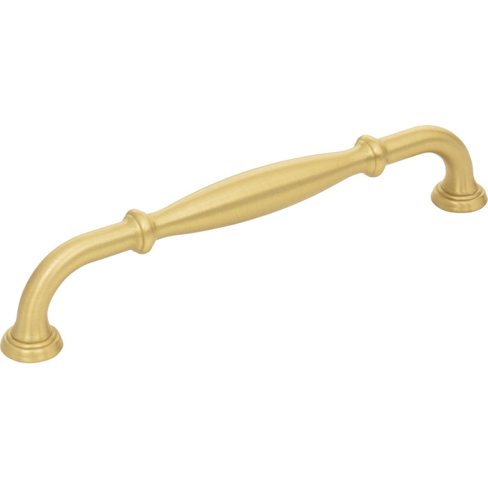 Jeffrey Alexander 658-160BG Tiffany 160 mm Center-to-Center Bar Pull Brushed Gold