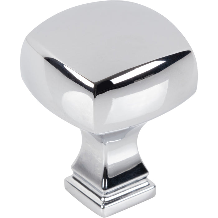 Jeffrey Alexander 278PC Audrey 1-1/8" Diameter Square Knob Polished Chrome