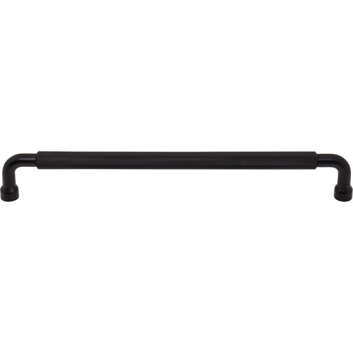 Top Knobs TK3266BLK Garrison 8 13/16" Center to Center Bar Pull Flat Black - KnobDepot