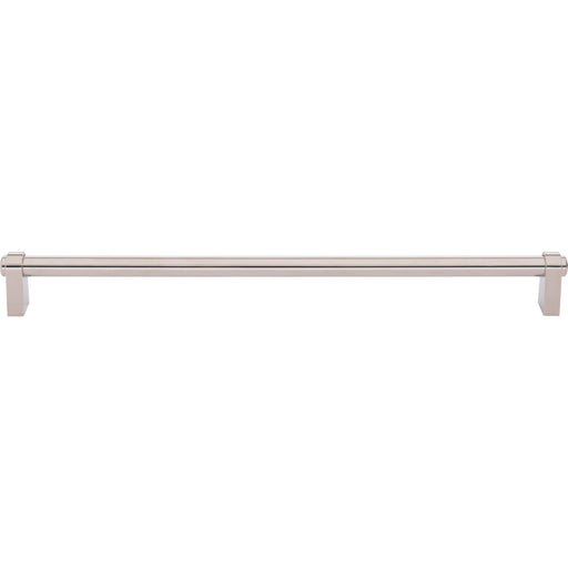 Top Knobs TK3215PN Lawrence 12" Center to Center Bar Pull Polished Nickel - KnobDepot