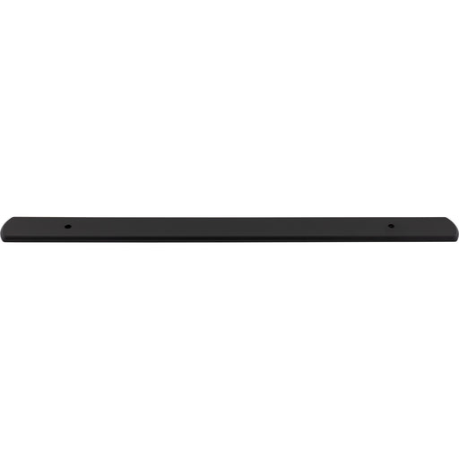 Top Knobs TK3277BLK Wescott 12" Center to Center Pull Backplate Flat Black - KnobDepot