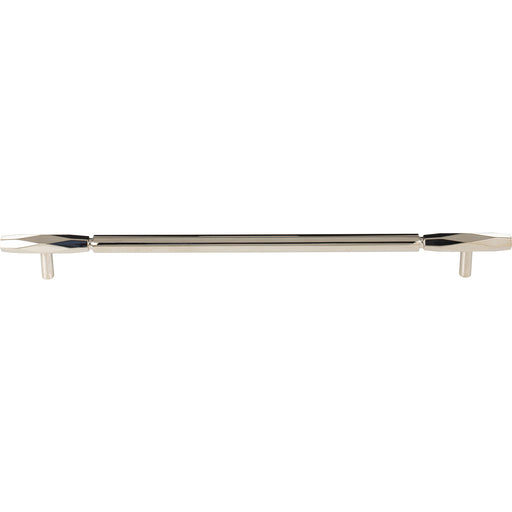 Top Knobs TK3086PN Kingsmill 12" Center to Center Bar Pull Polished Nickel - KnobDepot