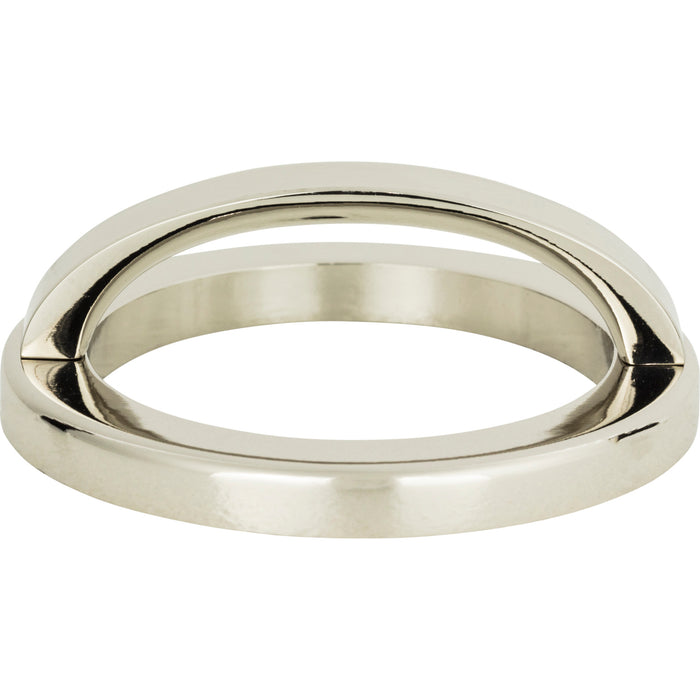 Atlas Homewares 406-PN Tableau 2 1/2in Center to Center Finger Pull Polished Nickel