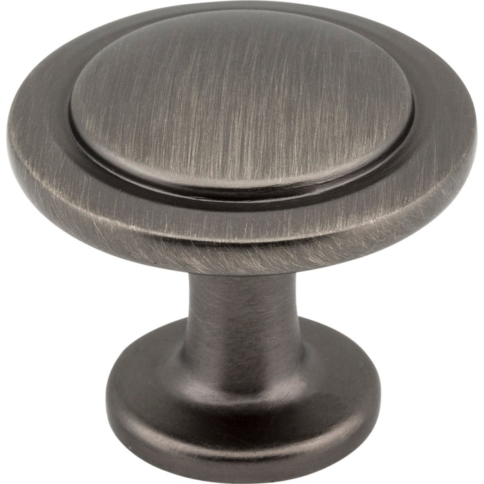 Elements 3960-BNBDL Gatsby 1-1/4" Diameter Mushroom Knob Brushed Pewter