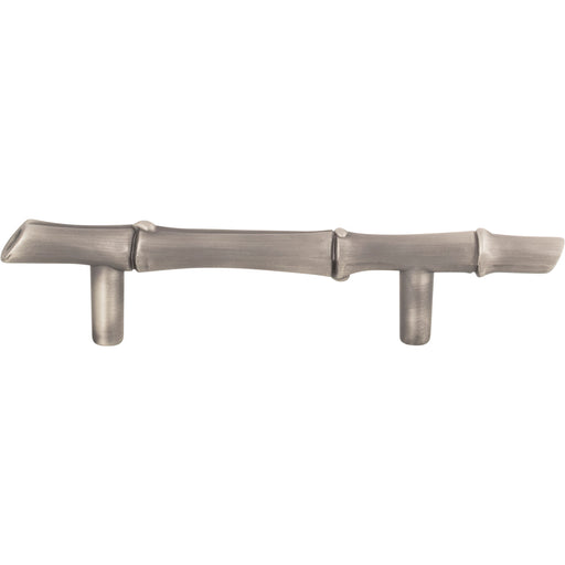 Atlas Homewares 2231-NO Nature Bamboo 3in (76mm) Center to Center Bar Pull Pewter - KnobDepot