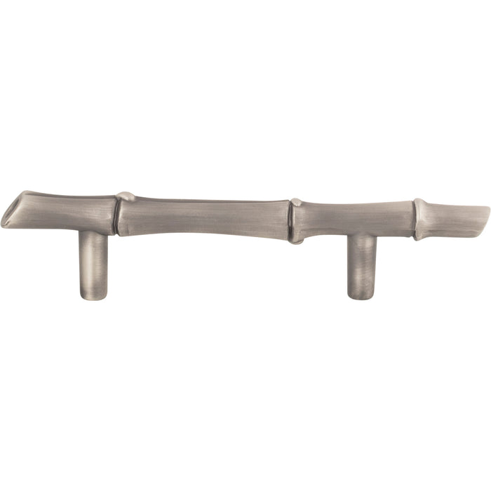 Atlas Homewares 2231-NO Nature Bamboo 3in (76mm) Center to Center Bar Pull Pewter - KnobDepot