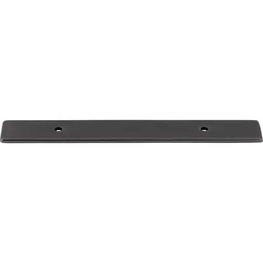 Top Knobs TK3281AG Radcliffe 3 3/4" Center to Center Pull Backplate Ash Gray - KnobDepot