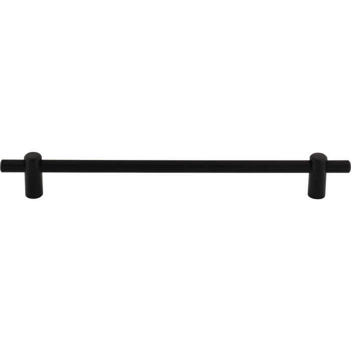 Top Knobs TK3256BLK Dempsey 8 13/16" Center to Center Bar Pull Flat Black - KnobDepot