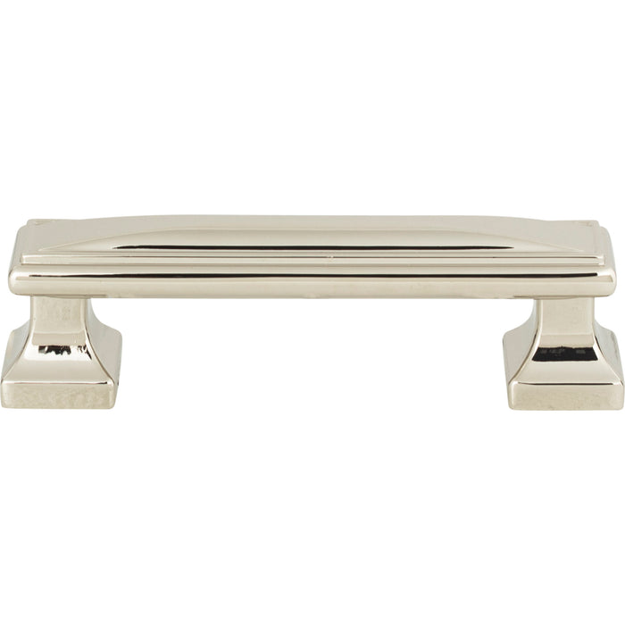 Atlas Homewares 372-PN Wadsworth 3 3/4in Center to Center Bar Pull Polished Nickel