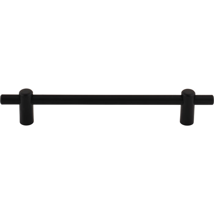 Top Knobs TK3254BLK Dempsey 6 5/16" Center to Center Bar Pull Flat Black - KnobDepot